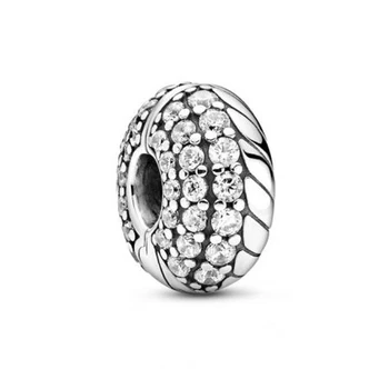 Autumn 925 sterling silverPavé Snake Chain Pattern Clip PendantFits original Bracelets Necklace Making Fashion DIY Jewelry
Autumn 925 sterling silverPavé Snake Chain Pattern Clip PendantFits original Bracelets Necklace Making Fashion DIY Jewelry