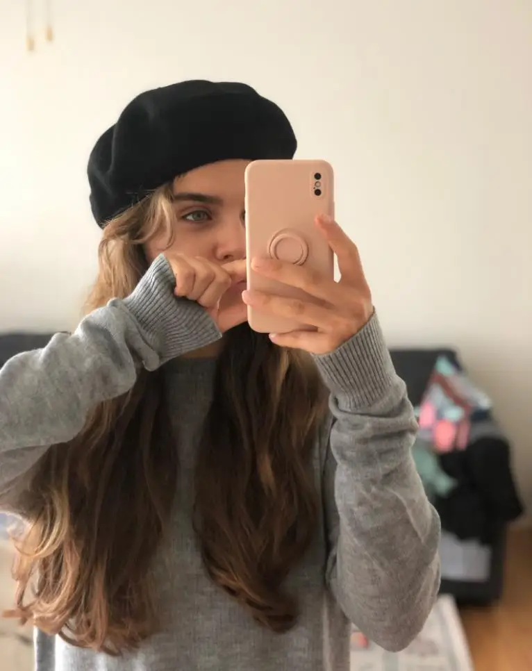 Women french wool thick berets Women french wool thick berets