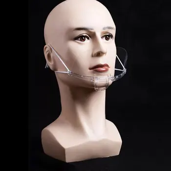 10PCS Transparent Sanitary Face Mask Plastic Mouth Shield Antifog Open Mask with Detachable Chin Support for Restaurant Hotel
10PCS Transparent Sanitary Face Mask Plastic Mouth Shield Antifog Open Mask with Detachable Chin Support for Restaurant Hotel