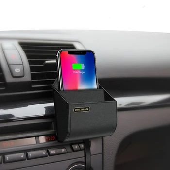 Qi Car Wireless Charger Box Fast Phone Wireles Pad stand air vent Phone Holder Car Storage Box For iPhone 8 x Samsung
Qi Car Wireless Charger Box Fast Phone Wireles Pad stand air vent Phone Holder Car Storage Box For iPhone 8 x Samsung
