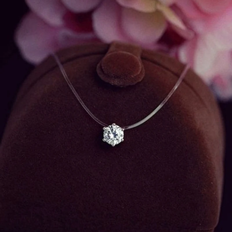 New 2019 Transparent Fishing Line Jewelry Clavicle Chain Invisible Woman Pendant Necklaces Female weddding party gifts 1PCS
New 2019 Transparent Fishing Line Jewelry Clavicle Chain Invisible Woman Pendant Necklaces Female weddding party gifts 1PCS