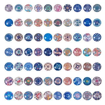 70Pcs Round Flower Pattern Time Gem Glass Stickers DIY Jewelry Material Glass Decals (Flower Pattern 1)
70Pcs Round Flower Pattern Time Gem Glass Stickers DIY Jewelry Material Glass Decals (Flower Pattern 1)