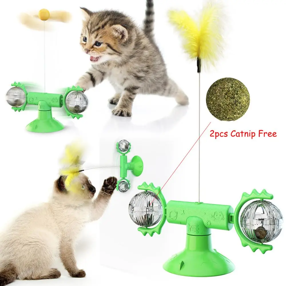 Windmill Cat Toy Smart Interactive Scratch Ball Chat Feather Catnip Toy Cat Nip Ball for Kitten Grooming Massage Training Toys
Windmill Cat Toy Smart Interactive Scratch Ball Chat Feather Catnip Toy Cat Nip Ball for Kitten Grooming Massage Training Toys