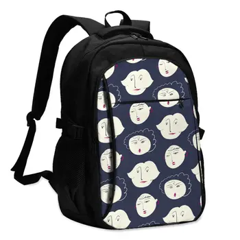 Backpack USB Charge Women Funny People Head Student Backpack Letters Print School Bag Teenager Girls Backpack
Backpack USB Charge Women Funny People Head Student Backpack Letters Print School Bag Teenager Girls Backpack