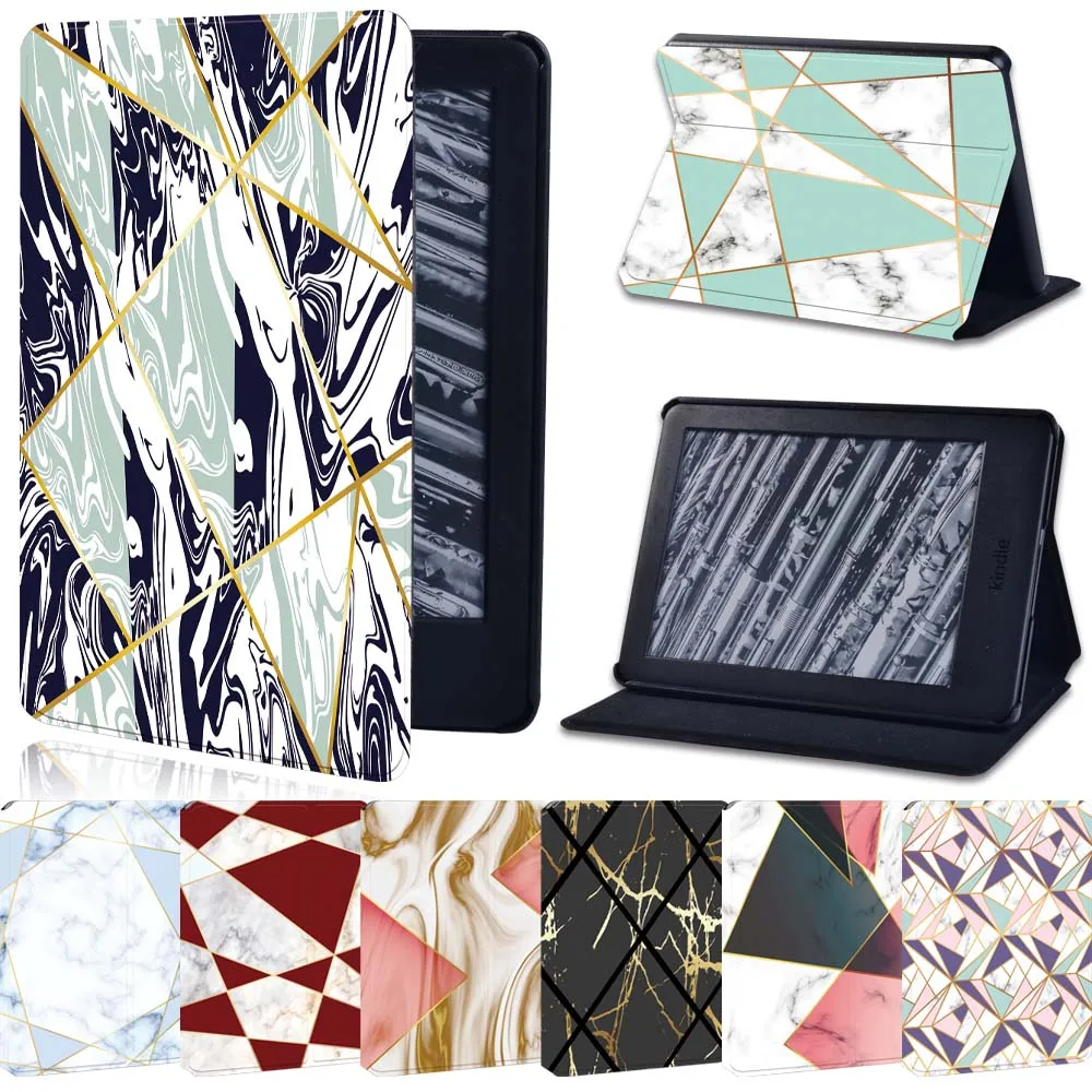 Geometry Leather Stand Tablet Cover Case for Amazon Kindle 8/10 Paperwhite 1 2 3 4 Anti-Dust Soft Protective Shell
Geometry Leather Stand Tablet Cover Case for Amazon Kindle 8/10 Paperwhite 1 2 3 4 Anti-Dust Soft Protective Shell