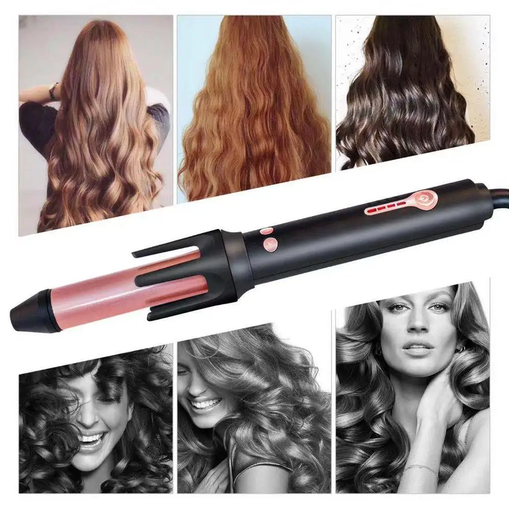 Automatic Hair Curler Curling Iron Wand Curl Rotating Magic Hair Curling Iron Salon Tools Titanium Auto Hair Curlers
Automatic Hair Curler Curling Iron Wand Curl Rotating Magic Hair Curling Iron Salon Tools Titanium Auto Hair Curlers