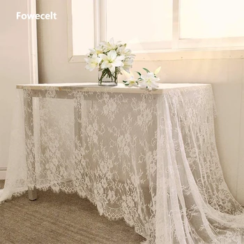 Fowecelt 2020 White Wedding Party Decorations Lace Table Cloth Rectangular For Home and Kitchen 150x300cm Table Cover Cloth
Fowecelt 2020 White Wedding Party Decorations Lace Table Cloth Rectangular For Home and Kitchen 150x300cm Table Cover Cloth