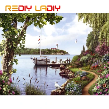DIY Beaded Embroidery Kits Lake Boat Scenery Needlework High Quality Beads Partial Crystal Beaded Cross Stitch Hobby & Crafts
DIY Beaded Embroidery Kits Lake Boat Scenery Needlework High Quality Beads Partial Crystal Beaded Cross Stitch Hobby & Crafts