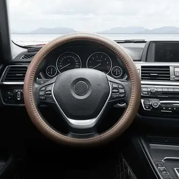 37.5cm Car Steering Wheel Covers O D Type Anti-slip High Quality Steering Wheel Cover Black Coffee Car Interior Accessories
37.5cm Car Steering Wheel Covers O D Type Anti-slip High Quality Steering Wheel Cover Black Coffee Car Interior Accessories