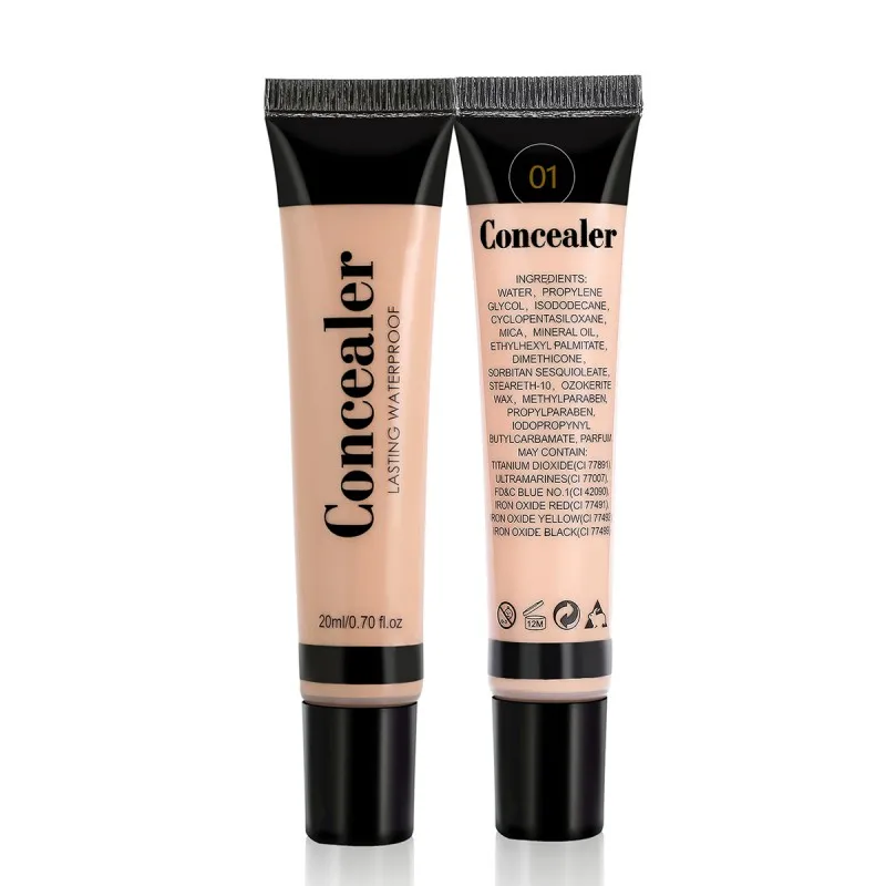 6 Colors Liquid Concealer Makeup 20ml Eye Dark Circles Cream Face Corrector Waterproof Make Up Base Cosmetic -
6 Colors Liquid Concealer Makeup 20ml Eye Dark Circles Cream Face Corrector Waterproof Make Up Base Cosmetic -
