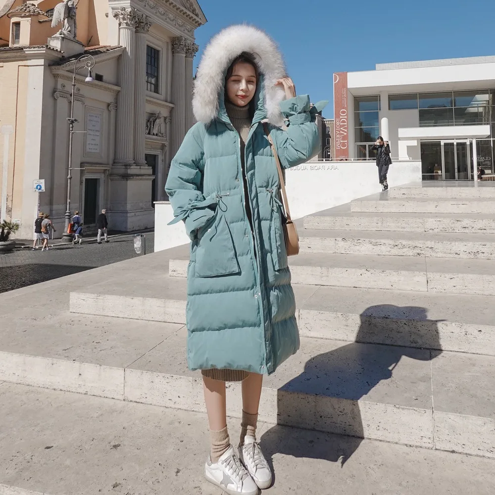 Photo Shoot Drawstring Waist Hugging Large Fur Collar Mid-length Cotton Overcoat 2019 Winter New Style Retro Elegant Laziness-St
Photo Shoot Drawstring Waist Hugging Large Fur Collar Mid-length Cotton Overcoat 2019 Winter New Style Retro Elegant Laziness-St
