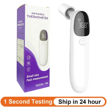 Handheld Non-contact Forehead Ear Thermometer Infrared Digital Thermometer Gun Home Office Fever Temperature Measure Tool
Handheld Non-contact Forehead Ear Thermometer Infrared Digital Thermometer Gun Home Office Fever Temperature Measure Tool