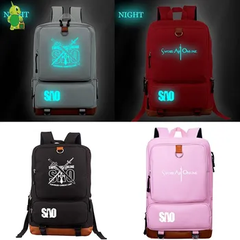 Mochila Anime Sword Art Online Backpack School Bags for Teenagers Women Men Canvas Backpack Large Capacity Travel Shoulder Bags
Mochila Anime Sword Art Online Backpack School Bags for Teenagers Women Men Canvas Backpack Large Capacity Travel Shoulder Bags