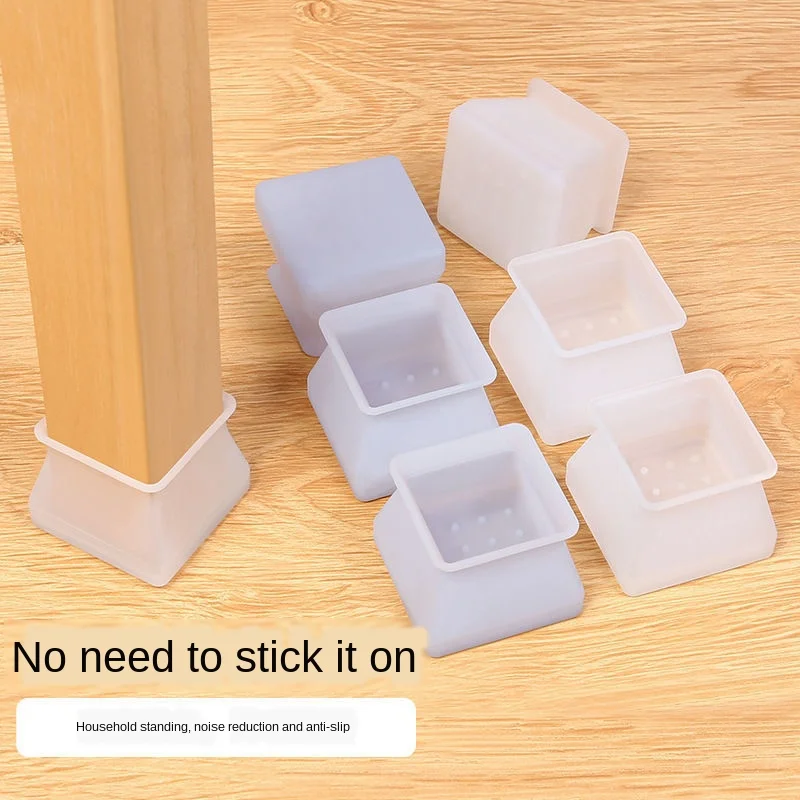 Chair Leg Cover Desk Legs Cap Support Table Anti-Slip-Protector Furniture Silicone Feet Pad Bottom-Cover Pads 4pcs/Lot
Chair Leg Cover Desk Legs Cap Support Table Anti-Slip-Protector Furniture Silicone Feet Pad Bottom-Cover Pads 4pcs/Lot