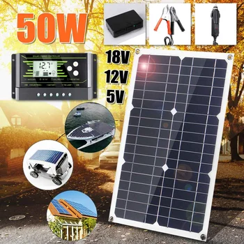 50W Solar Panel Double USB Output +10/20/30A Dual USB Solar Panel Regulator Controller Solar Cells for car yacht RV Boat
50W Solar Panel Double USB Output +10/20/30A Dual USB Solar Panel Regulator Controller Solar Cells for car yacht RV Boat