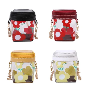 Fashion Shoulder Bags PVC Women Mini Ladies Chain Flower Female Transparent Shoulder Messenger Bag Messenger Pouch
Fashion Shoulder Bags PVC Women Mini Ladies Chain Flower Female Transparent Shoulder Messenger Bag Messenger Pouch