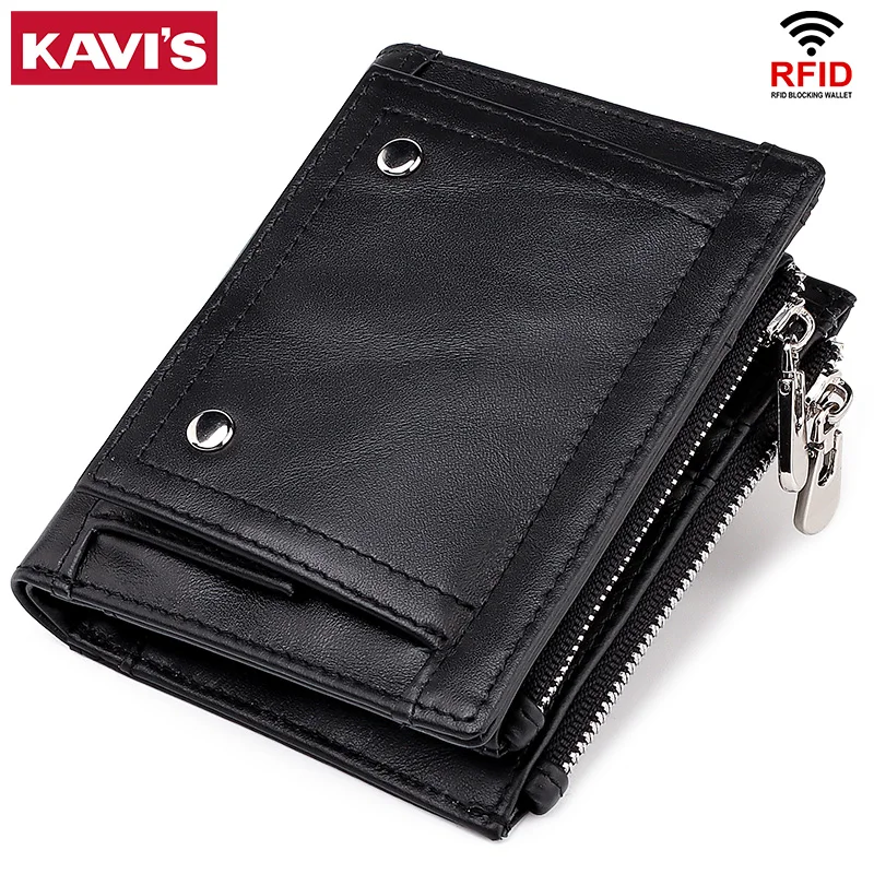 KAVIS RFID Leather Men's Wallets Zipper Hasp Business Short Male Purse Coin Pouch Multi-functional Cards Wallet Designer Men Bag
KAVIS RFID Leather Men's Wallets Zipper Hasp Business Short Male Purse Coin Pouch Multi-functional Cards Wallet Designer Men Bag