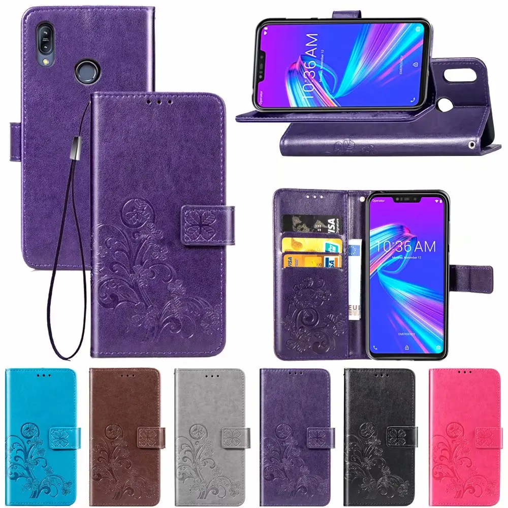 Кожаный чехол-книжка для Asus Zenfone 3 Max ZC520TL ZC521TL 4 ZC551KL ZB555KL Pro (M2) ZB631KL ZB633KL (M1) ZB601KL |