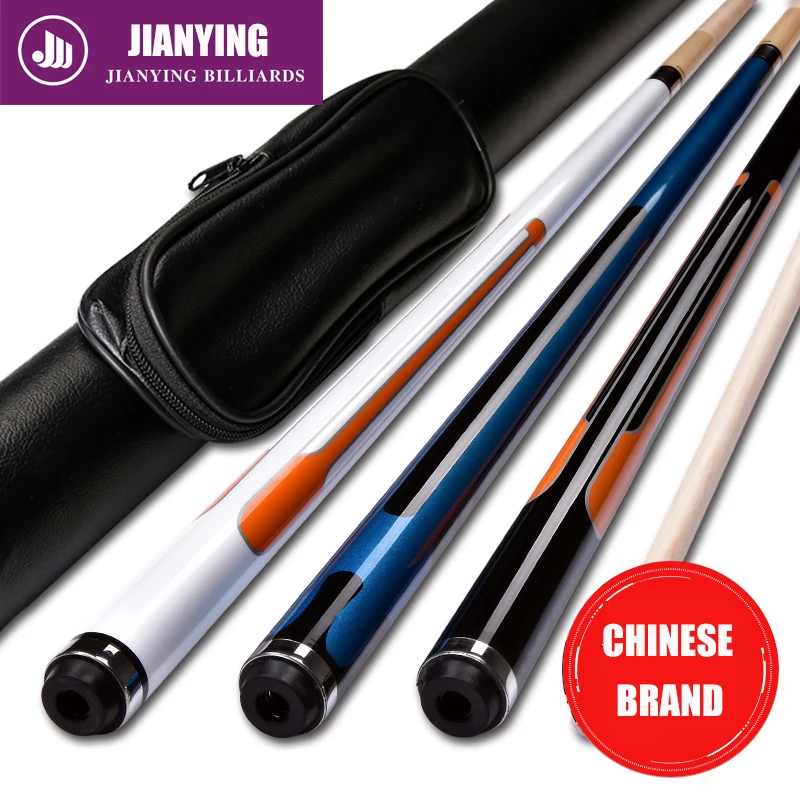 CHINA JIANYING PA Billiard Pool Cue 11.75mm Tip Canadian Solid Maple Shaft Professional Billard Stick Kit Cost-Effective Billard
CHINA JIANYING PA Billiard Pool Cue 11.75mm Tip Canadian Solid Maple Shaft Professional Billard Stick Kit Cost-Effective Billard