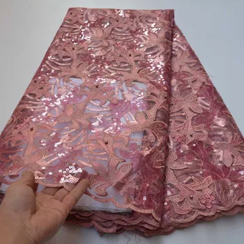 Latest African Nigerian Embroidered Tulle Lace Fabric 2020 High Quality Stones French Tulle Net Lace Fabric With Sequins 5 Yards
Latest African Nigerian Embroidered Tulle Lace Fabric 2020 High Quality Stones French Tulle Net Lace Fabric With Sequins 5 Yards