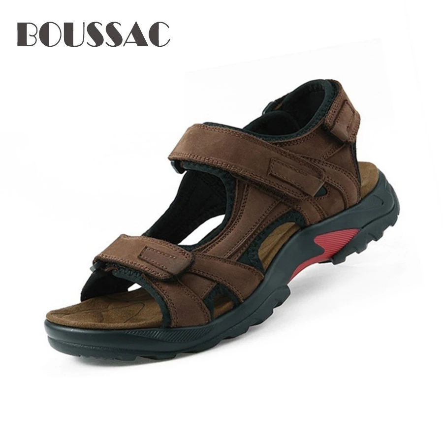 BOUSSAC Top quality sandal men sandals summer genuine leather sandals men outdoor shoes men leather sandals
BOUSSAC Top quality sandal men sandals summer genuine leather sandals men outdoor shoes men leather sandals