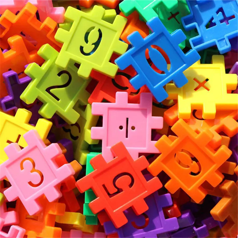 66Pcs/lot Baby Plastic Construction Building Blocks Bricks Toy Colorful DIY Number Puzzle Model Education Interconnecting Block
66Pcs/lot Baby Plastic Construction Building Blocks Bricks Toy Colorful DIY Number Puzzle Model Education Interconnecting Block