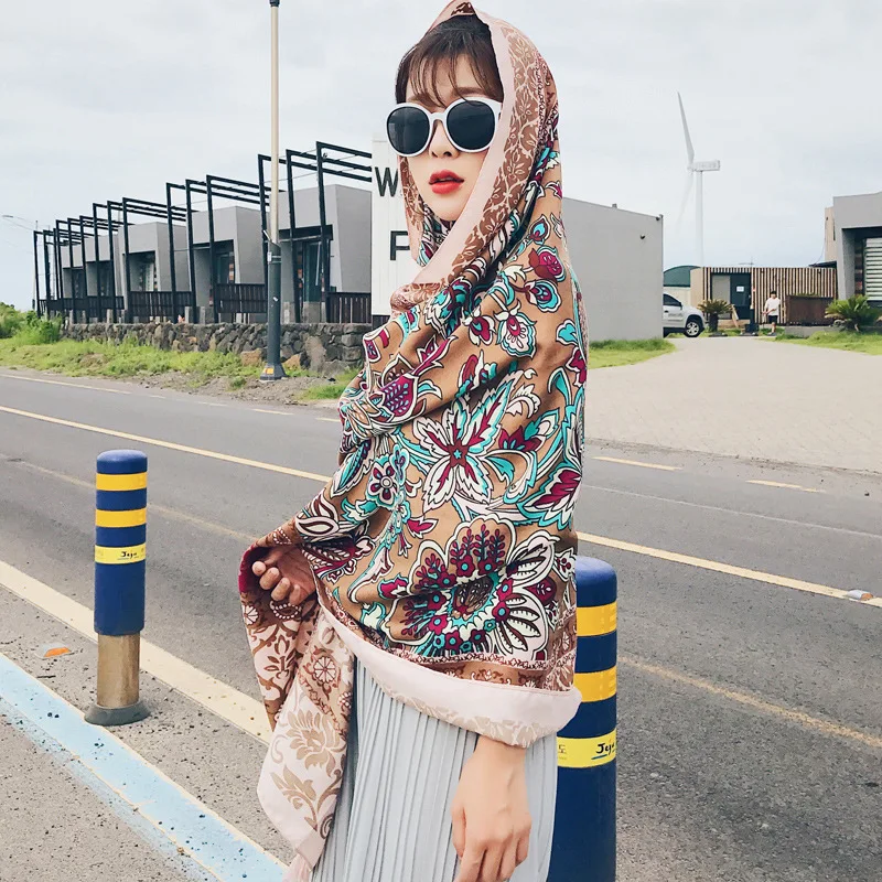 Cultural Cotton Linen Scarf Shawl Dual Use Summer Sun-Protection Spring And Autumn And Winter Travel Beach Towel Scarf Women's A
Cultural Cotton Linen Scarf Shawl Dual Use Summer Sun-Protection Spring And Autumn And Winter Travel Beach Towel Scarf Women's A