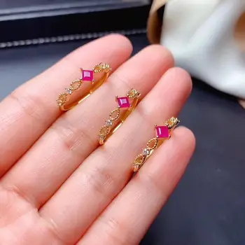 Natural And Real Ruby Ring Gemstone Wedding Engagement Rings for Women Fine Jewelry Gift Wholesale
Natural And Real Ruby Ring Gemstone Wedding Engagement Rings for Women Fine Jewelry Gift Wholesale