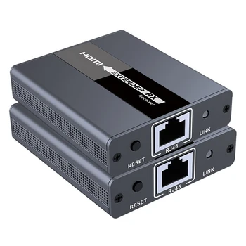 LKV371 HDMI extender with IR up to 120M real time HDMI extender IR amplifier over ethernet cat5e/6 cable up to 120m
LKV371 HDMI extender with IR up to 120M real time HDMI extender IR amplifier over ethernet cat5e/6 cable up to 120m