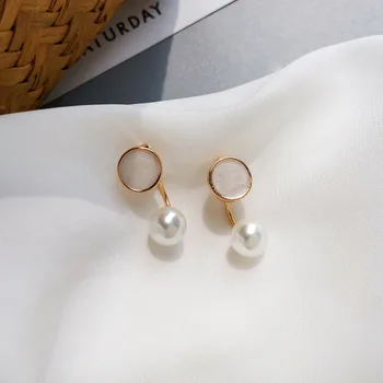 S925 Needles Japanese Korean Non-mainstream Design Ear Stud Elegant Trend Pearl Earring Simple Back-hanging Ear Stud Female 2198
S925 Needles Japanese Korean Non-mainstream Design Ear Stud Elegant Trend Pearl Earring Simple Back-hanging Ear Stud Female 2198