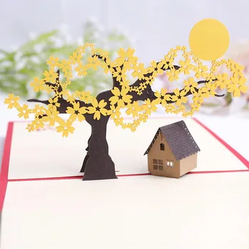 Product's off cherry trees 3D New Year Christmas New Year's Day creative gift blessing paper card greeting card
Product's off cherry trees 3D New Year Christmas New Year's Day creative gift blessing paper card greeting card