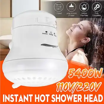 5400W 110V/220 Electric Heaters With Shower Head 3 Temp Control Instant Electric Water Heating +Bracket For Bathroom
5400W 110V/220 Electric Heaters With Shower Head 3 Temp Control Instant Electric Water Heating +Bracket For Bathroom