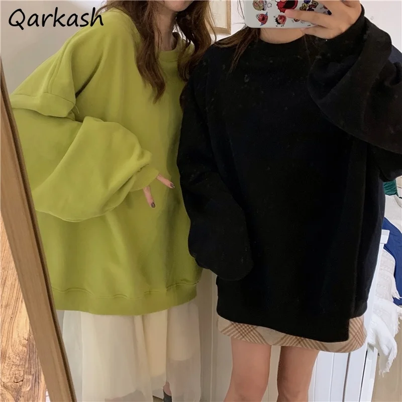 Sweatshirts Women Pure Fit Couple Ulzzang High Street Hipster Unisex Loose Casual All-match Autumn Ins 2021 New Arrival Classy
Sweatshirts Women Pure Fit Couple Ulzzang High Street Hipster Unisex Loose Casual All-match Autumn Ins 2021 New Arrival Classy
