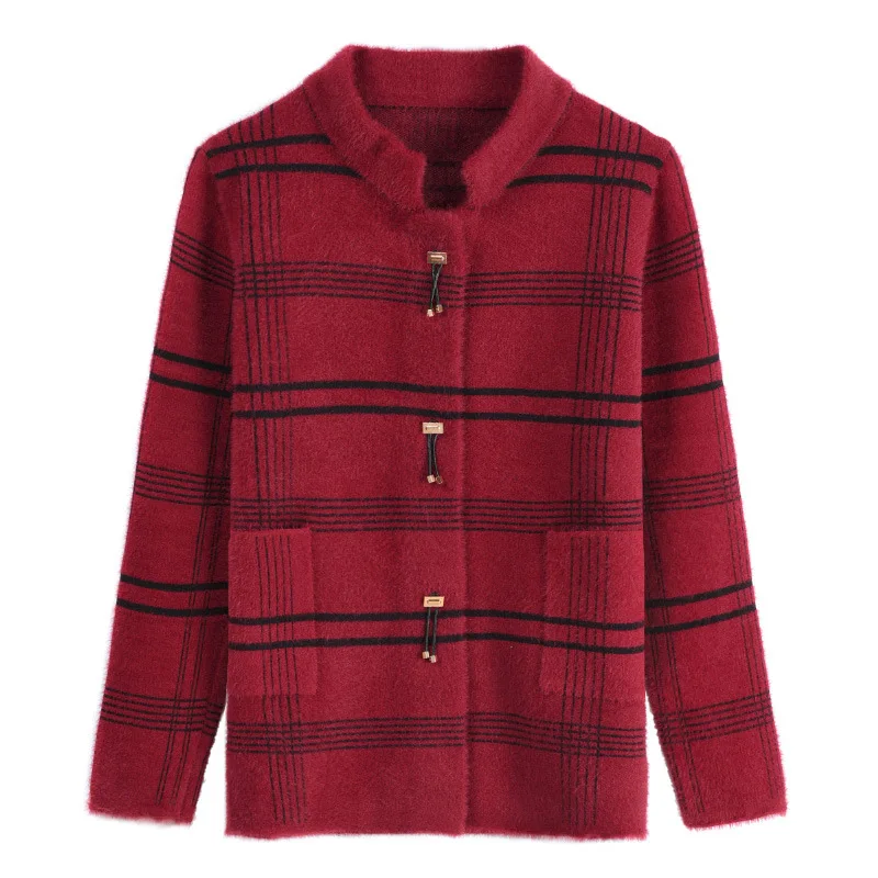 Middle-aged Women's 50-60-Year-Old Spring And Autumn Imitation Mink Velvet Jacket Women's Mom Short Overcoat Winter Sweater Swea
Middle-aged Women's 50-60-Year-Old Spring And Autumn Imitation Mink Velvet Jacket Women's Mom Short Overcoat Winter Sweater Swea