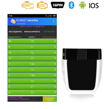 ELM327 V2.2 PIC18F25K80 OBD2 Scanner Bluetooth 4.0 for IOS/Android Better than elm327 V1.5 Car Diagnostics Tool
ELM327 V2.2 PIC18F25K80 OBD2 Scanner Bluetooth 4.0 for IOS/Android Better than elm327 V1.5 Car Diagnostics Tool