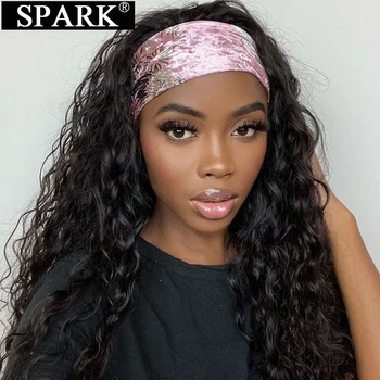 Brazilian 100% Human Hair Wigs With Headband Water Wave Headbandwig No Plucking Full Machine Made Wig For Black Women SPARK Remy
Brazilian 100% Human Hair Wigs With Headband Water Wave Headbandwig No Plucking Full Machine Made Wig For Black Women SPARK Remy