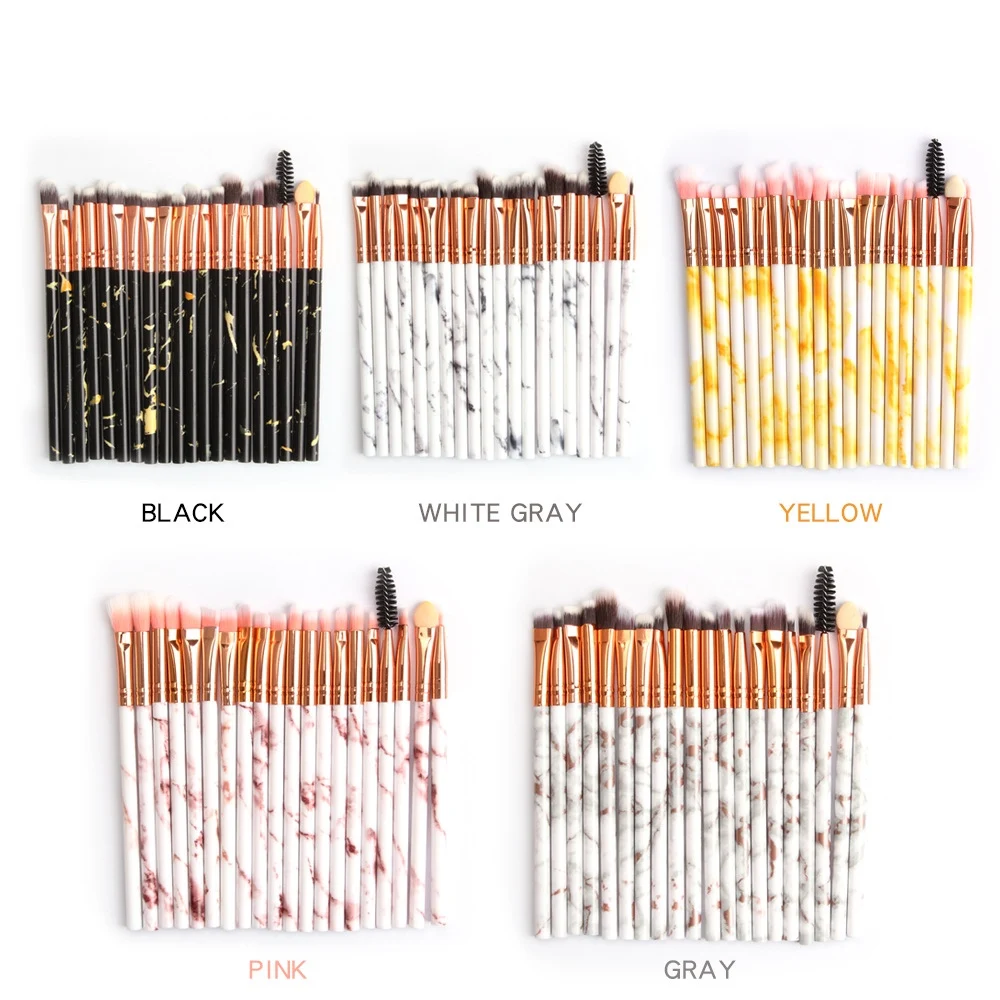 20Pcs Makeup brushes set Profession Multifunctional Brush Marbling EyeShadow Blending Eyeliner Eyelash Eyebrow Brush For Makeup
20Pcs Makeup brushes set Profession Multifunctional Brush Marbling EyeShadow Blending Eyeliner Eyelash Eyebrow Brush For Makeup