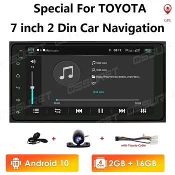2G RAM 7''Android 10 2Din Car radio Multimedia Player auto Stereo GPS MAP For Toyota RAV4 Prado Corolla Vios 4Runner FJ
2G RAM 7''Android 10 2Din Car radio Multimedia Player auto Stereo GPS MAP For Toyota RAV4 Prado Corolla Vios 4Runner FJ