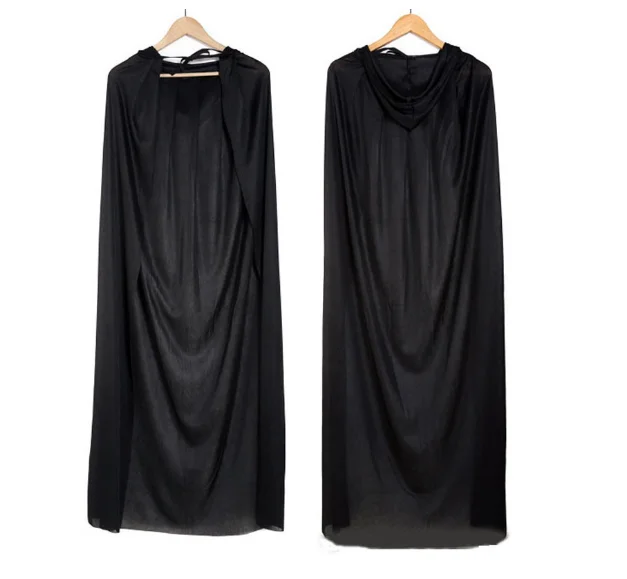 Halloween Costume Adult Death Cosplay Costumes Black Black Hooded Cloak Scary Witch Devil Role Play Cosplay Long Black Cloak New
Halloween Costume Adult Death Cosplay Costumes Black Black Hooded Cloak Scary Witch Devil Role Play Cosplay Long Black Cloak New