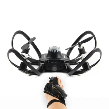 Mini Drone Foldable Arm RC Helicopter Aircraft One Key Return Roll Drone toys 2.4G Glove Control Gesture Sensing for Beginner
Mini Drone Foldable Arm RC Helicopter Aircraft One Key Return Roll Drone toys 2.4G Glove Control Gesture Sensing for Beginner