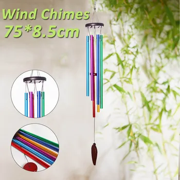 Colorful 6 Tubes Large Wind Chimes Woodon Windchimes Garden Porch Balcony Room Decoration Accessories Window Room Decor
Colorful 6 Tubes Large Wind Chimes Woodon Windchimes Garden Porch Balcony Room Decoration Accessories Window Room Decor