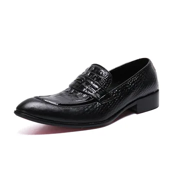 Chaussure Homme Genuine Leather Shoes Male Leisure Loafers Korean Style Pointed Toe Fashion Shoes Man Full Grain Leather Slip-on
Chaussure Homme Genuine Leather Shoes Male Leisure Loafers Korean Style Pointed Toe Fashion Shoes Man Full Grain Leather Slip-on