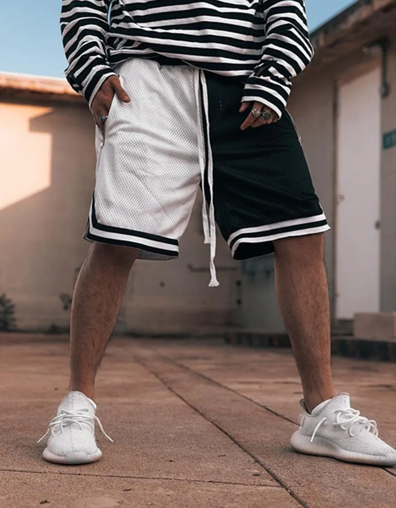 New men mesh fabric shorts with large pockets stylish fitness hip hop pants outdoor running breathable quick-drying short pants
New men mesh fabric shorts with large pockets stylish fitness hip hop pants outdoor running breathable quick-drying short pants