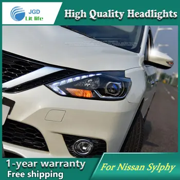 Car Styling Head Lamp case for Nissan Sylphy Headlight 2016 Sentra LED Headlight DRL H7 D2H Hid Option Angel Eye Bi Xenon Beam
Car Styling Head Lamp case for Nissan Sylphy Headlight 2016 Sentra LED Headlight DRL H7 D2H Hid Option Angel Eye Bi Xenon Beam
