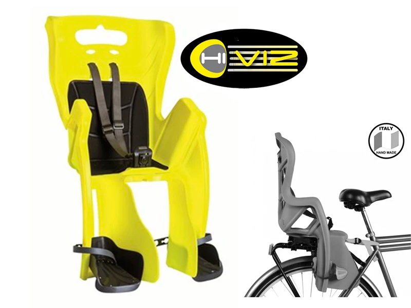 Baby rear bike seat Bellelli little duck clamp. Color: yellow veloolimpcom Veloolimp Lightweight Durable Reliable Safety Compact High Quality