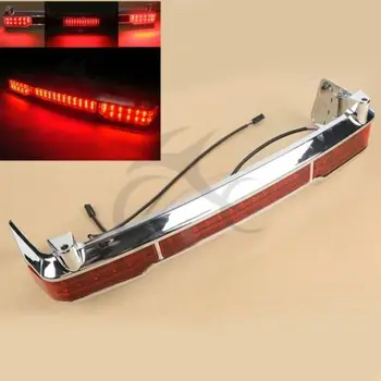 Chrome LED Tail Running Brake Light For Harley Touring Trunk King Tour Pack Wrap Around 09-13
Chrome LED Tail Running Brake Light For Harley Touring Trunk King Tour Pack Wrap Around 09-13