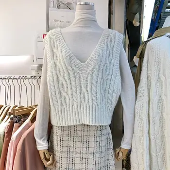 Casual Fashion Women Sweaters V-Neck Sleeveless Solid Color Sweaters Vests Loose Pullover Tops
Casual Fashion Women Sweaters V-Neck Sleeveless Solid Color Sweaters Vests Loose Pullover Tops