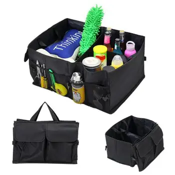 40x27x4CM Trunk Cargo Organizer Sturdy Durable Folding Storage Box with Triple-layer Reinforced Bottom for Car Truck SUV
40x27x4CM Trunk Cargo Organizer Sturdy Durable Folding Storage Box with Triple-layer Reinforced Bottom for Car Truck SUV