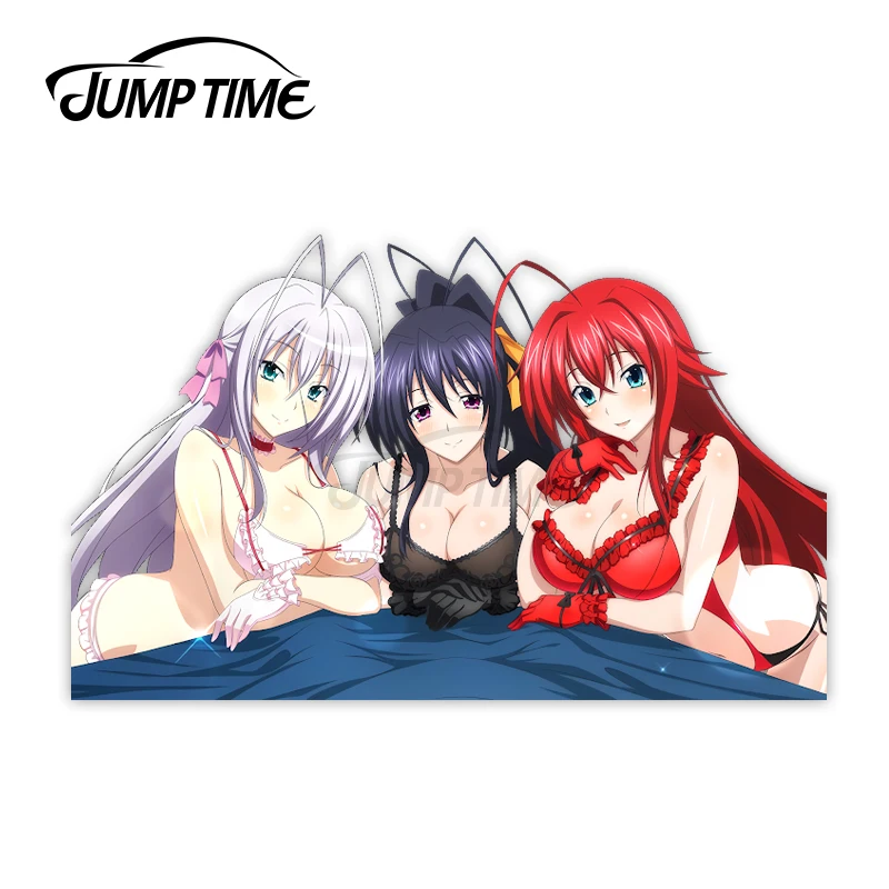 Время прыжка 13x5 8 см для старшей школы DxD Himejima Akeno Rias Gremory rosswesip наклейки на