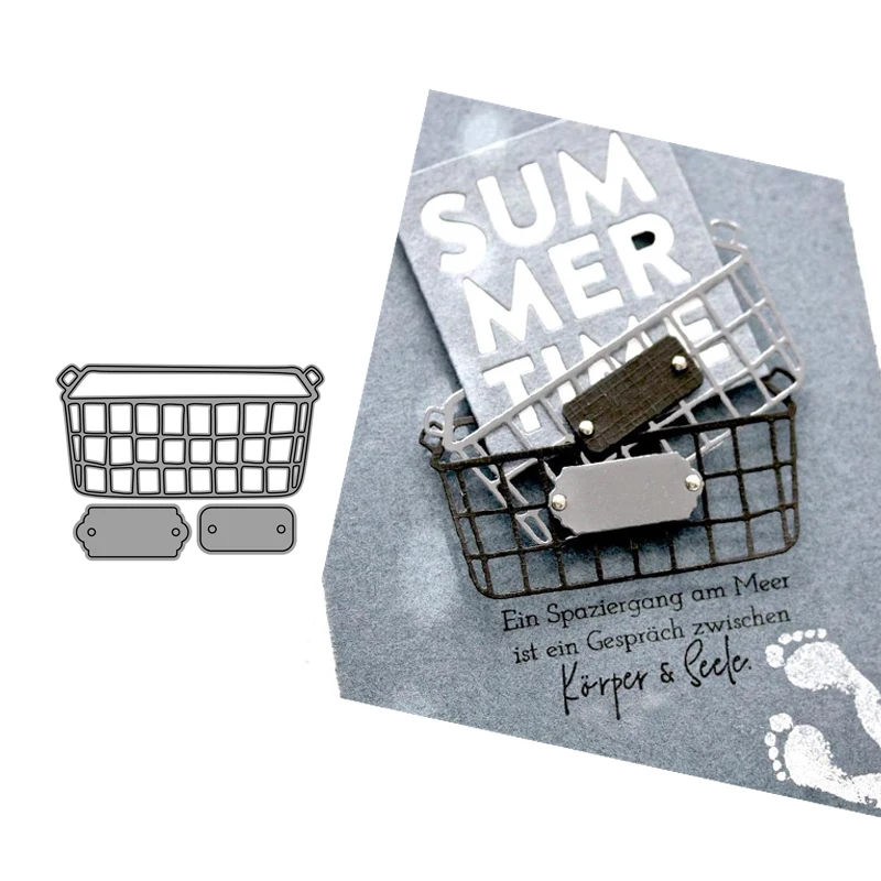 CH Storage basket Stencil Metal Cutting Dies For Scrapbooking Practice Hands-on DIY Album Card Handmade Tools
CH Storage basket Stencil Metal Cutting Dies For Scrapbooking Practice Hands-on DIY Album Card Handmade Tools